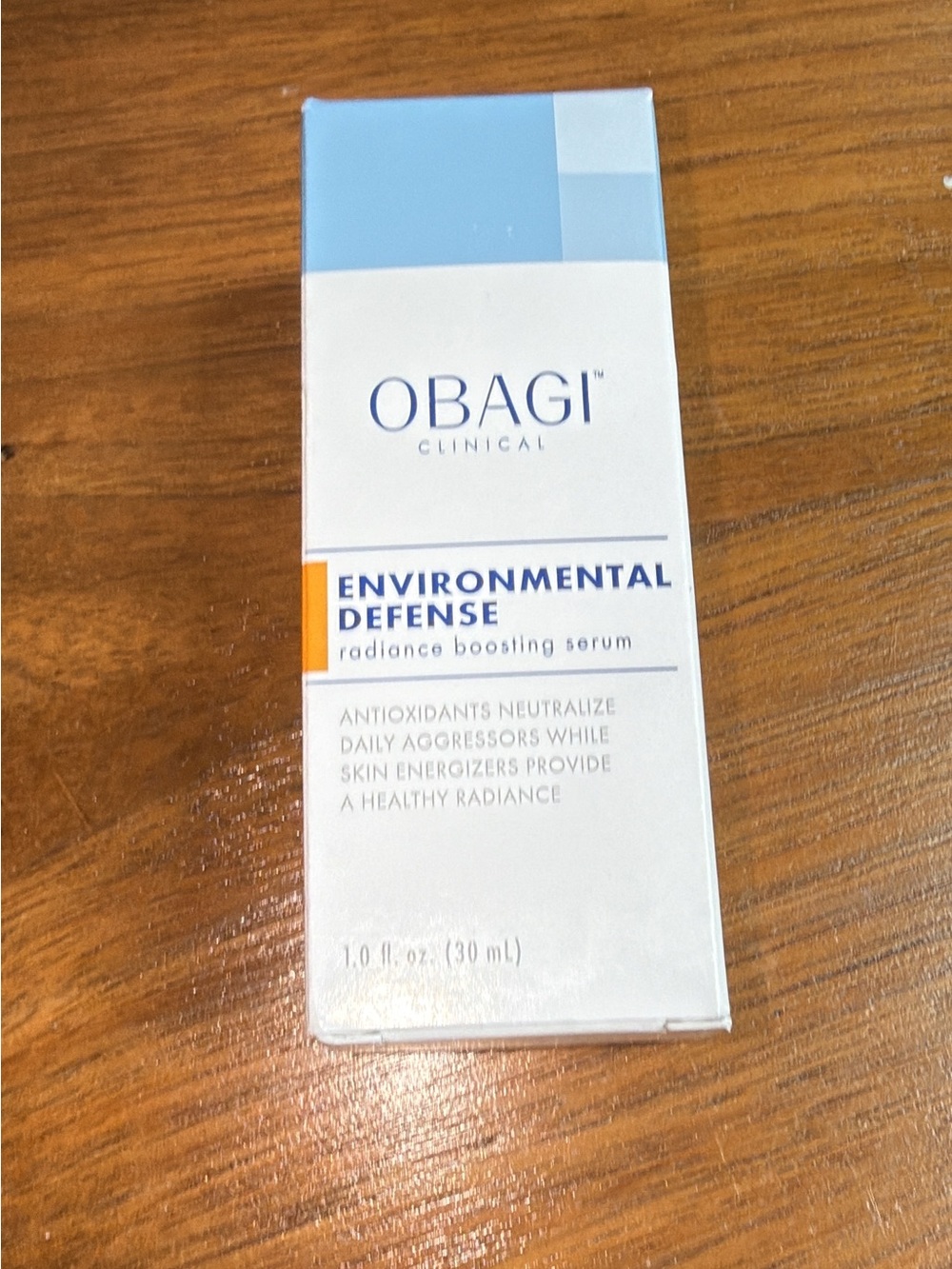 Obagi clinical environmental defense radiance boosting serum NIB
